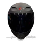 کلاه کاسکت فک ثابت برند استیل برد مدل SBA11 مشکی مات