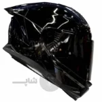 کلاه کاسکت فک ثابت برند استیل برد مدل SBH57 مشکی براق